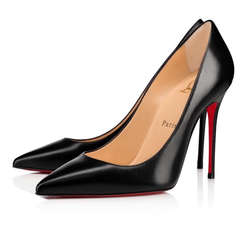 Authentic Kate 100 mm Pumps - Nappa leather - Black - Women size 36.5